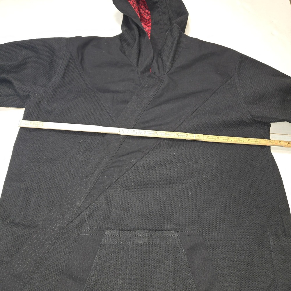 Budo Brothers Hood-Gi Black Red Hooded Jacket Men Martial Arts MMA HeavyweightXL - Picture 12 of 15